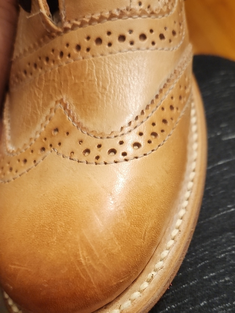 Bed Stu Leather Oxford Rustic Wingtips - Picture 12 of 13